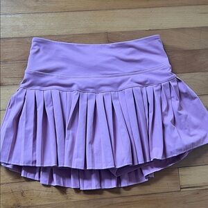 Pleated Purple Women's Skirt
